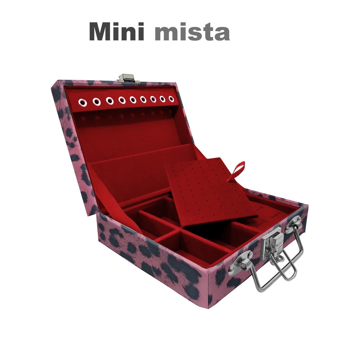 Maleta Mini Mista Hiena Rosa - Sob Encomenda