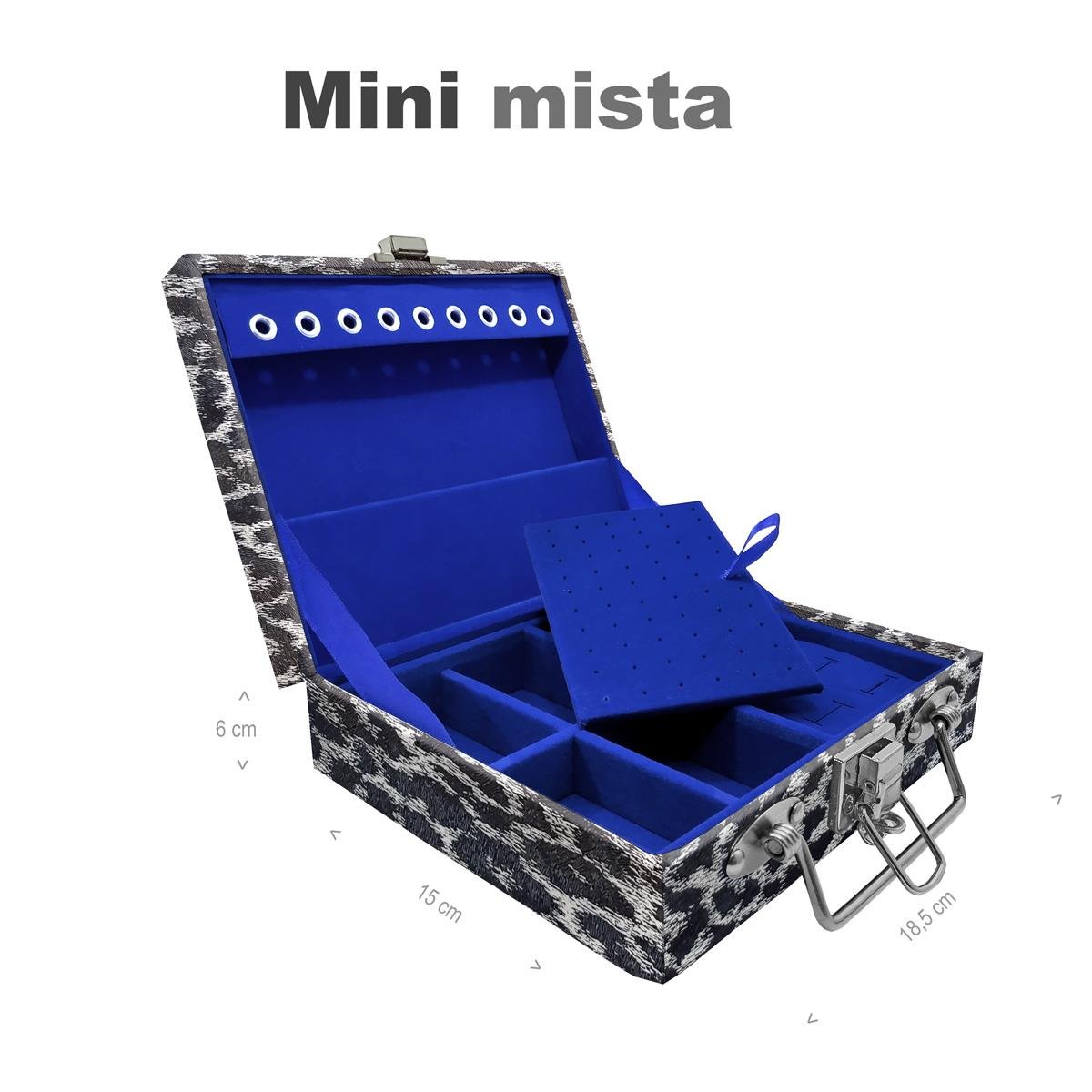 Maleta Mini Mista Onça Preta - Sob Encomenda