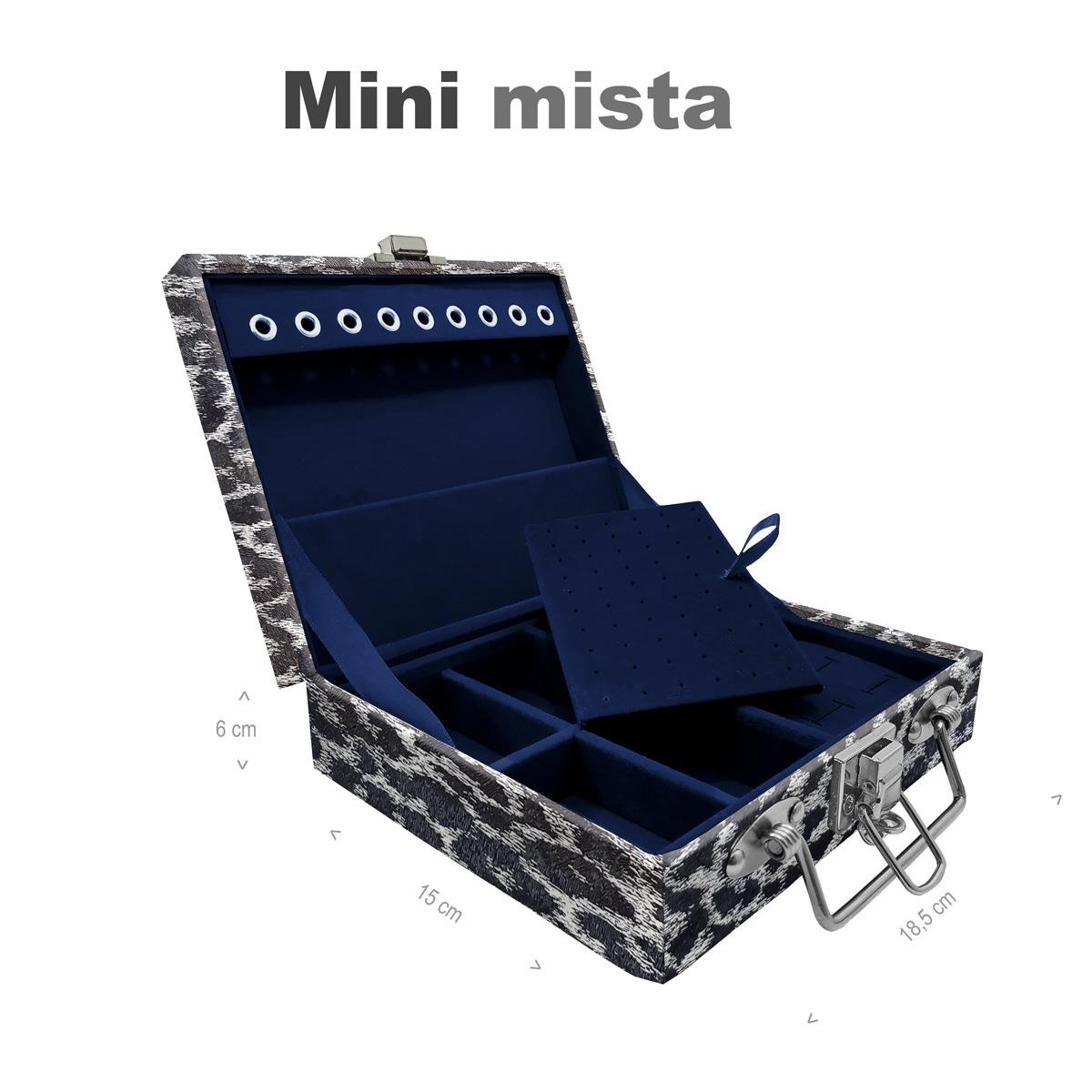 Maleta Mini Mista Onça Preta - Sob Encomenda