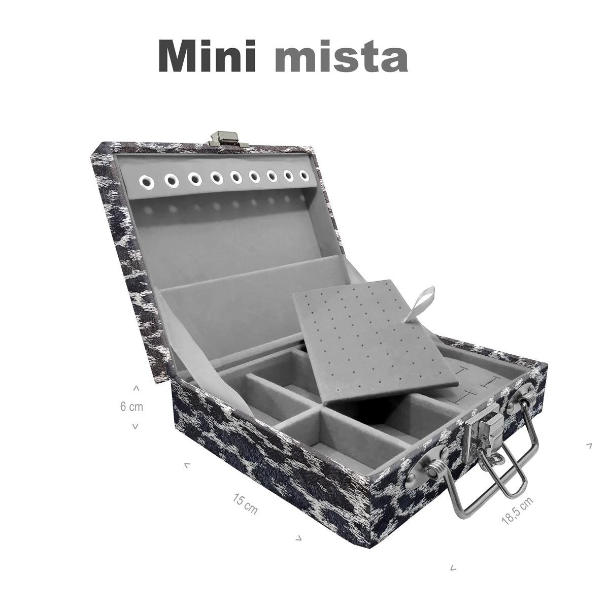 Maleta Mini Mista Onça Preta - Sob Encomenda