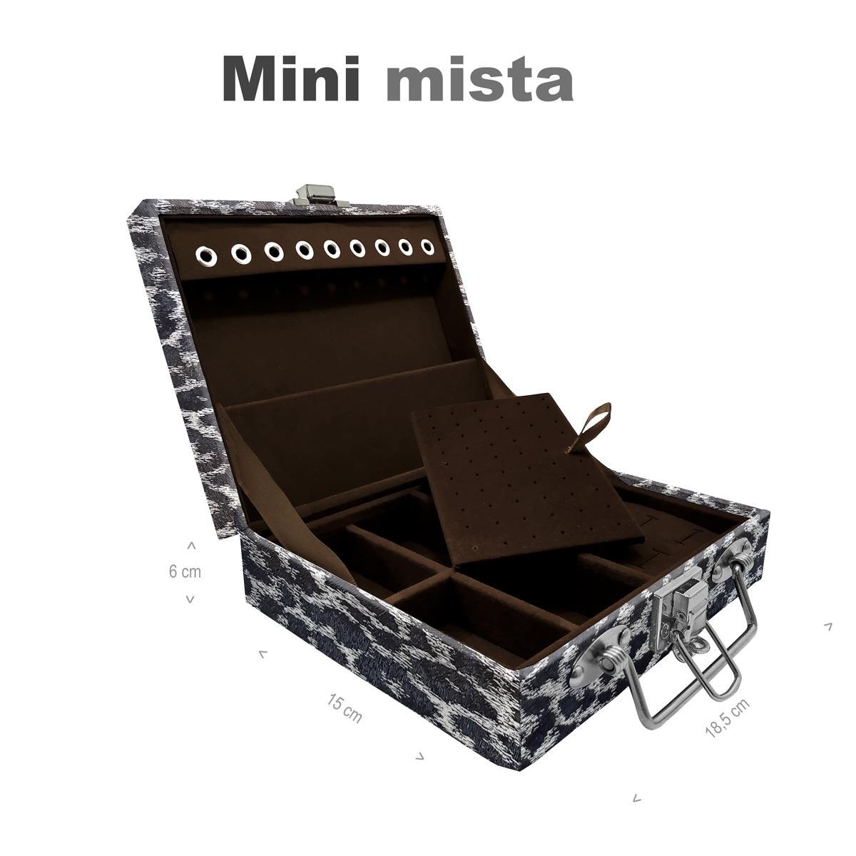 Maleta Mini Mista Onça Preta - Sob Encomenda