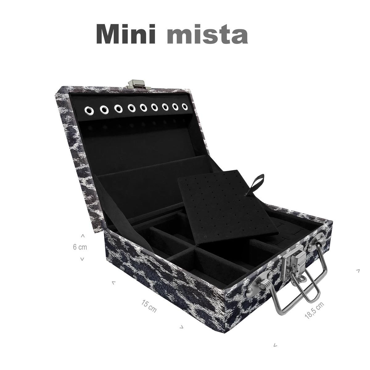 Maleta Mini Mista Onça Preta - Sob Encomenda