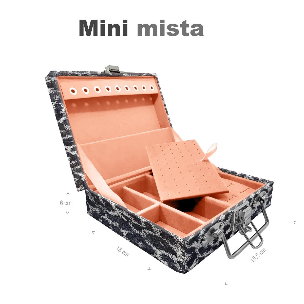Maleta Mini Mista Onça Preta - Sob Encomenda