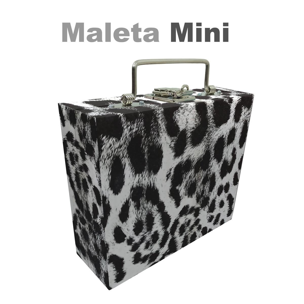 Maleta Mini Mista Onça Preta - Sob Encomenda