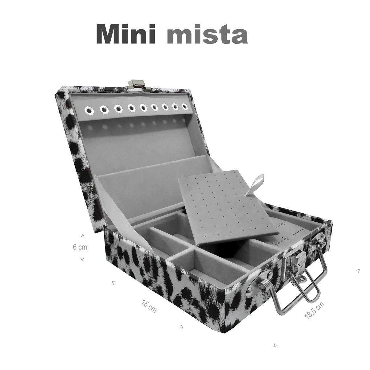 Maleta Mini Mista Onça Preta - Sob Encomenda