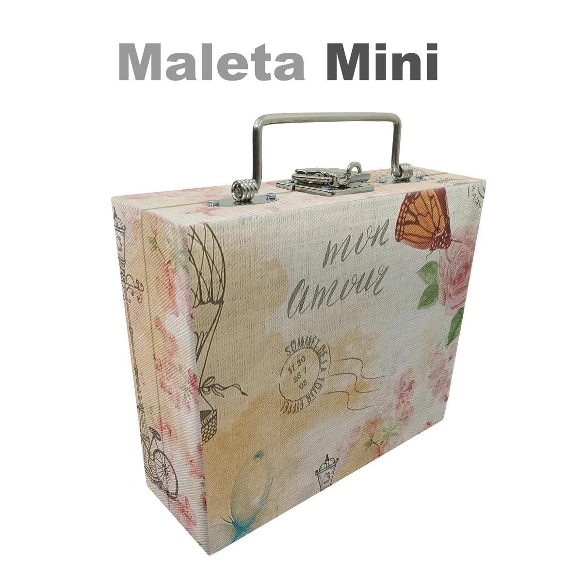 Maleta Mini Quadriculada Paris - Sob Encomenda