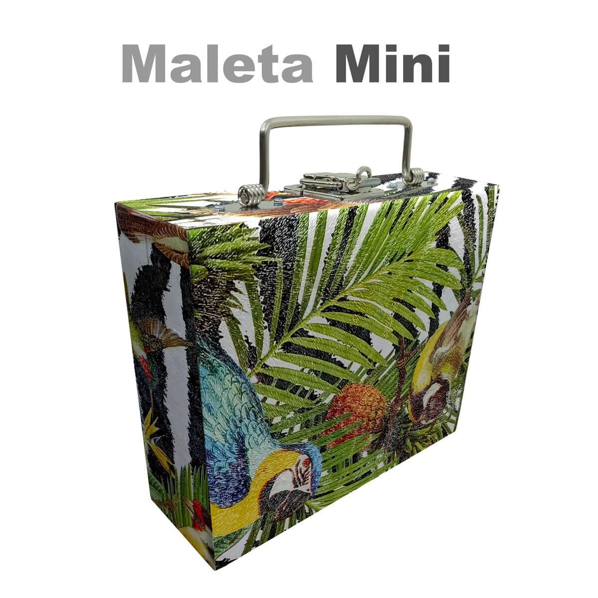 Maleta Mini Vazia Amazonas Com Espelho - Sob Encomenda
