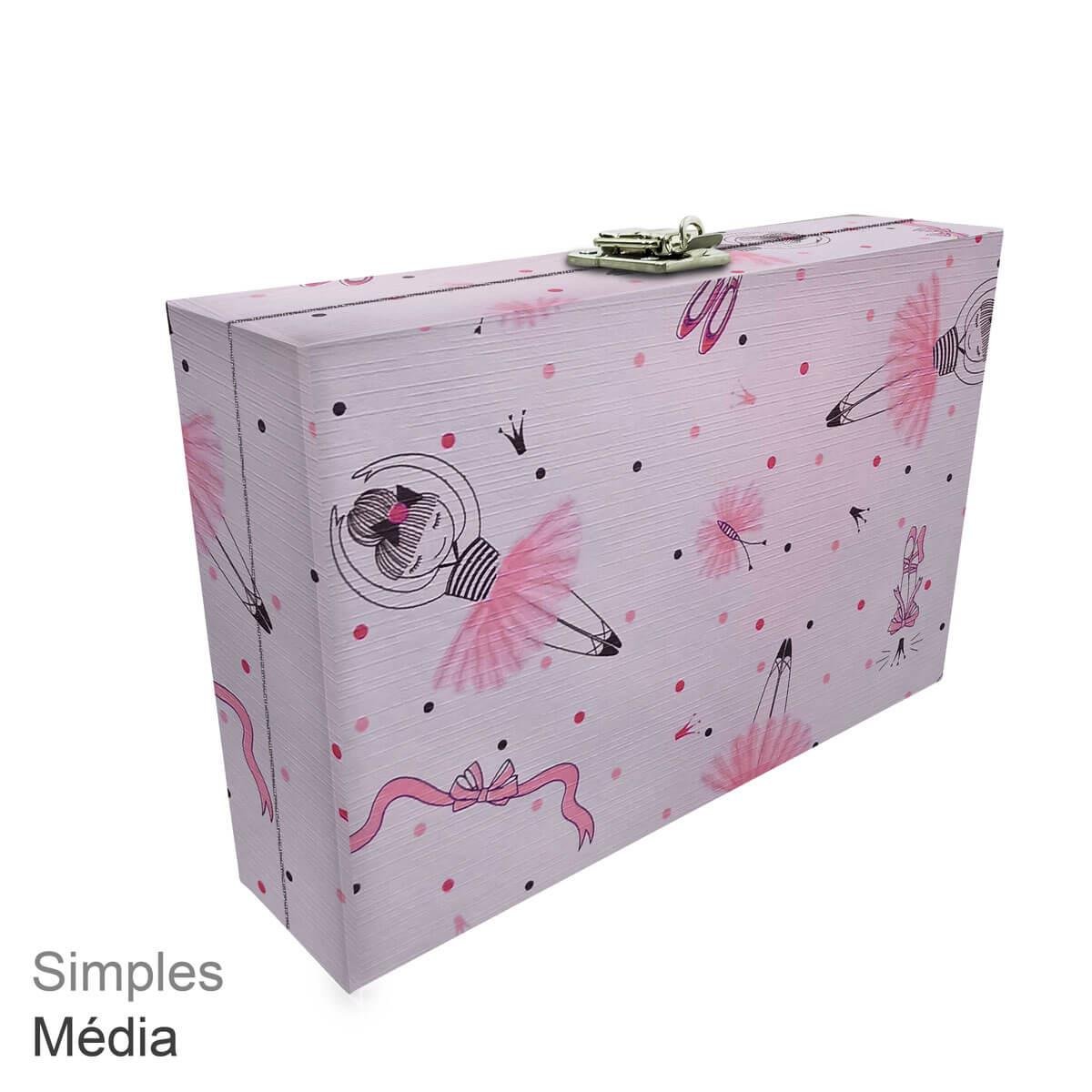 Maleta Simples Média Bailarina Sem Alça - Sob Encomenda