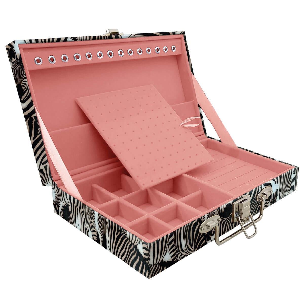 Maleta Simples Média Cara Da Zebra - Sob Encomenda