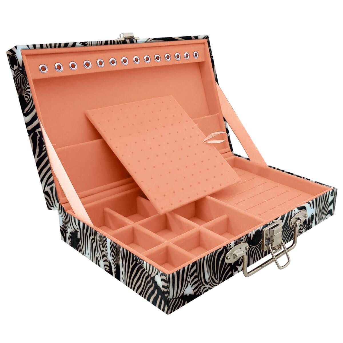 Maleta Simples Média Cara Da Zebra - Sob Encomenda