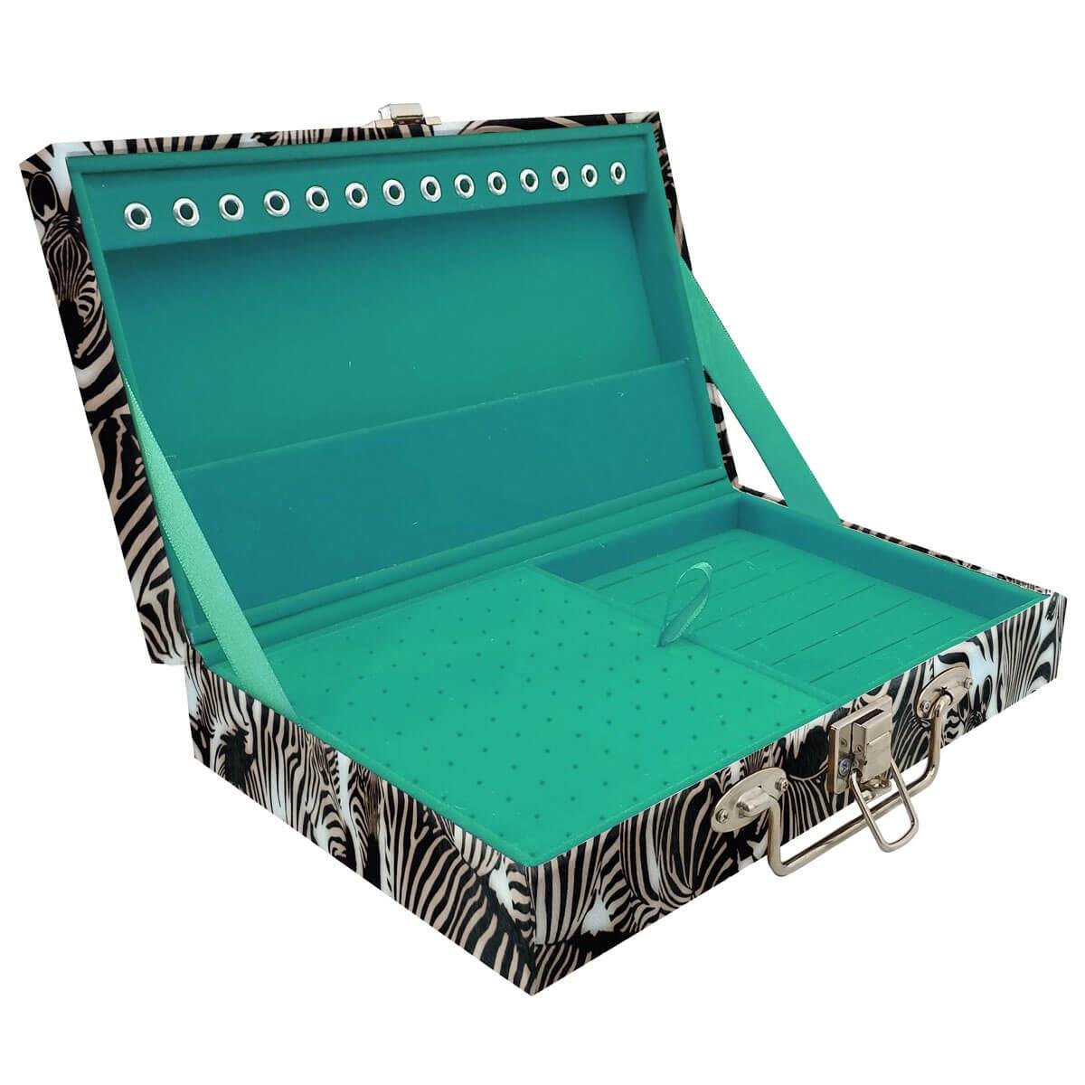 Maleta Simples Média Cara Da Zebra - Sob Encomenda