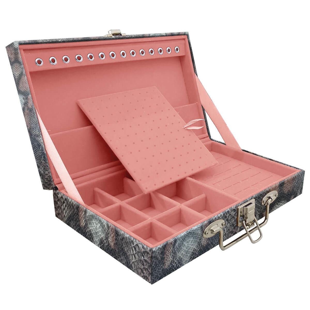 Maleta Simples Média Cobra - Sob Encomenda