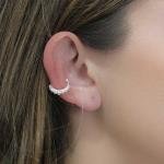 Piercing Fake de Prata 925 Bolinhas