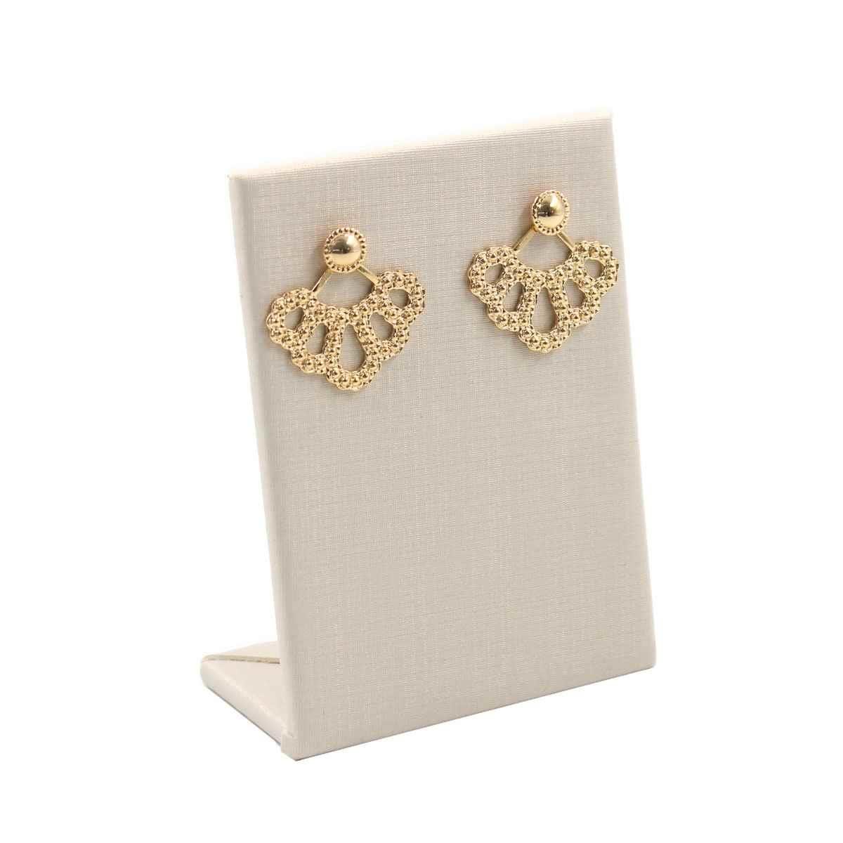 Expositor Para Vitrine Placa Pequena MDF em Corino