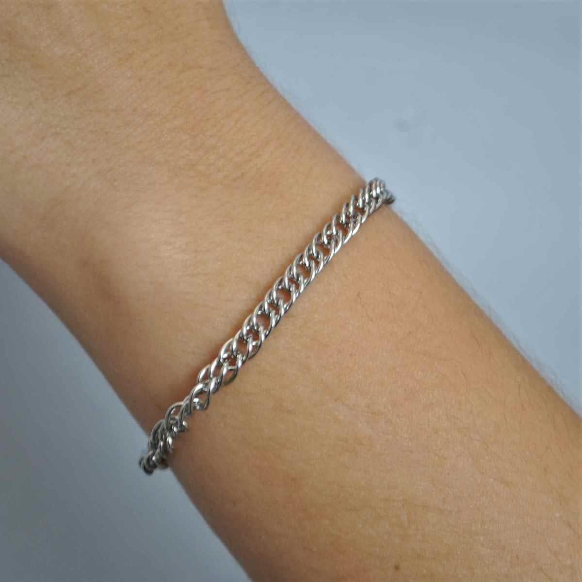 Pulseira Grumet Lisa 4Mm De Aço Inox