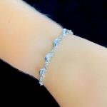 Pulseira De Prata Lua 18cm