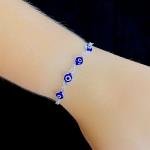 Pulseira De Prata Olho Grego