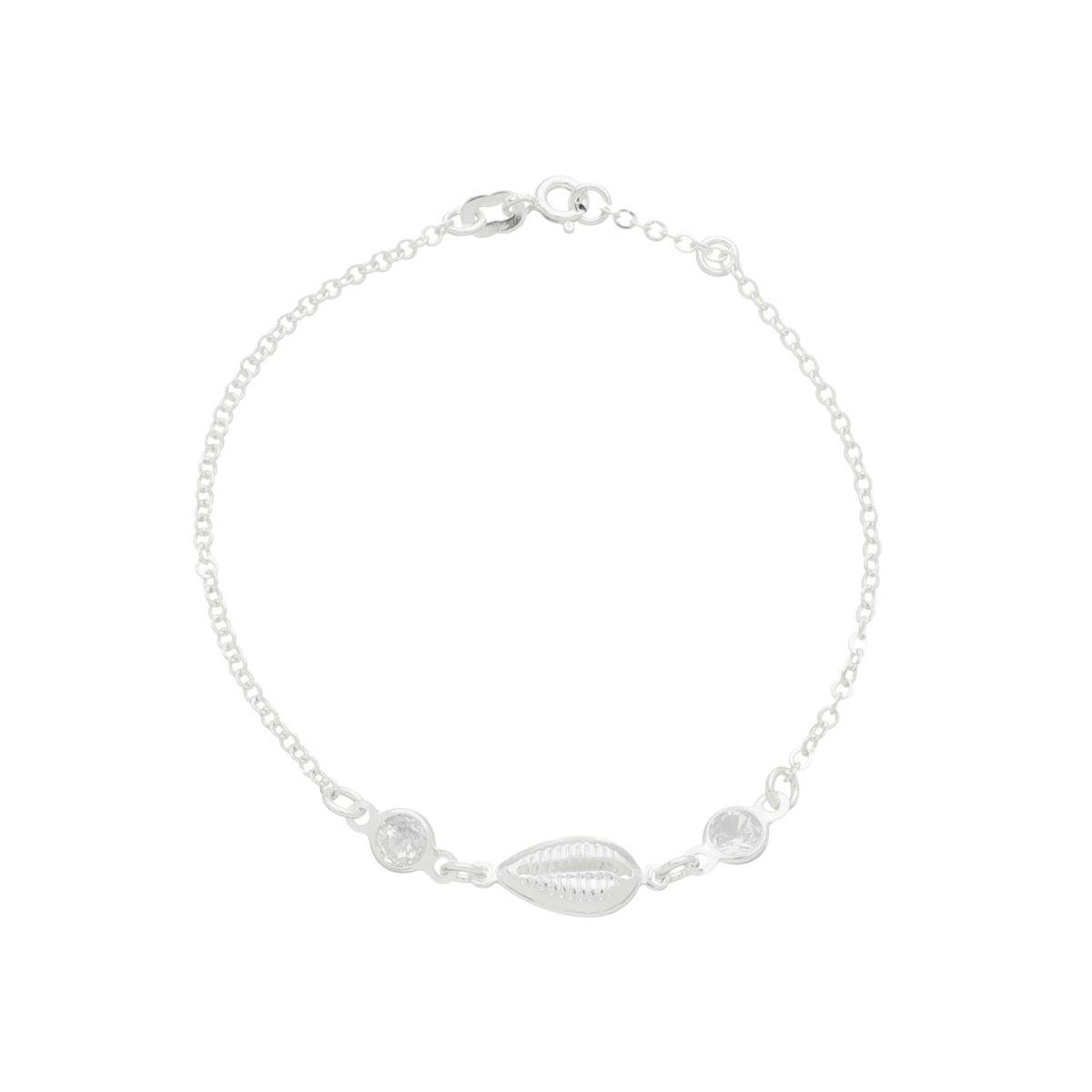 PULSEIRA DE PRATA BÚZIOS 