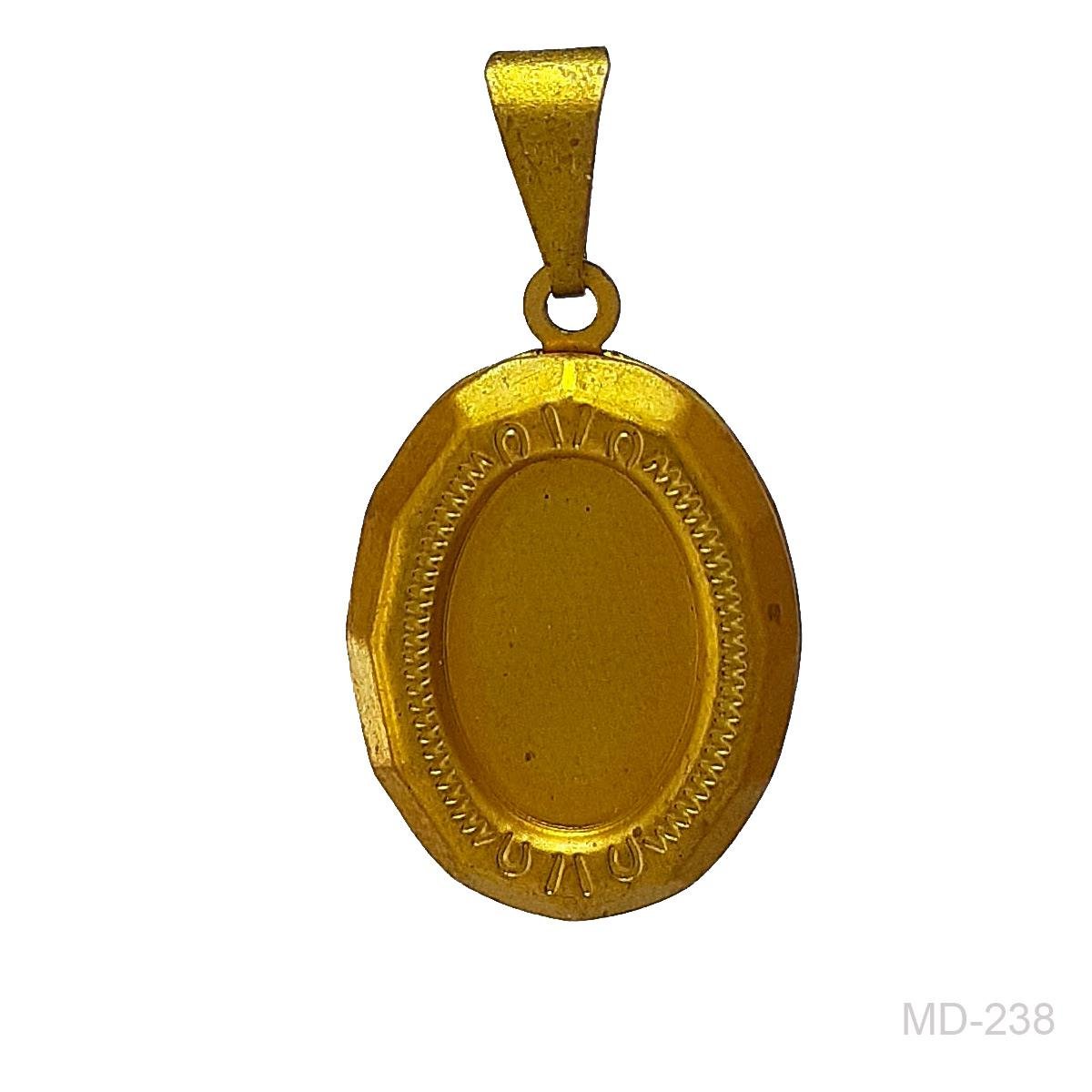 Pingente Relicário Formato Oval (Sem banho) 