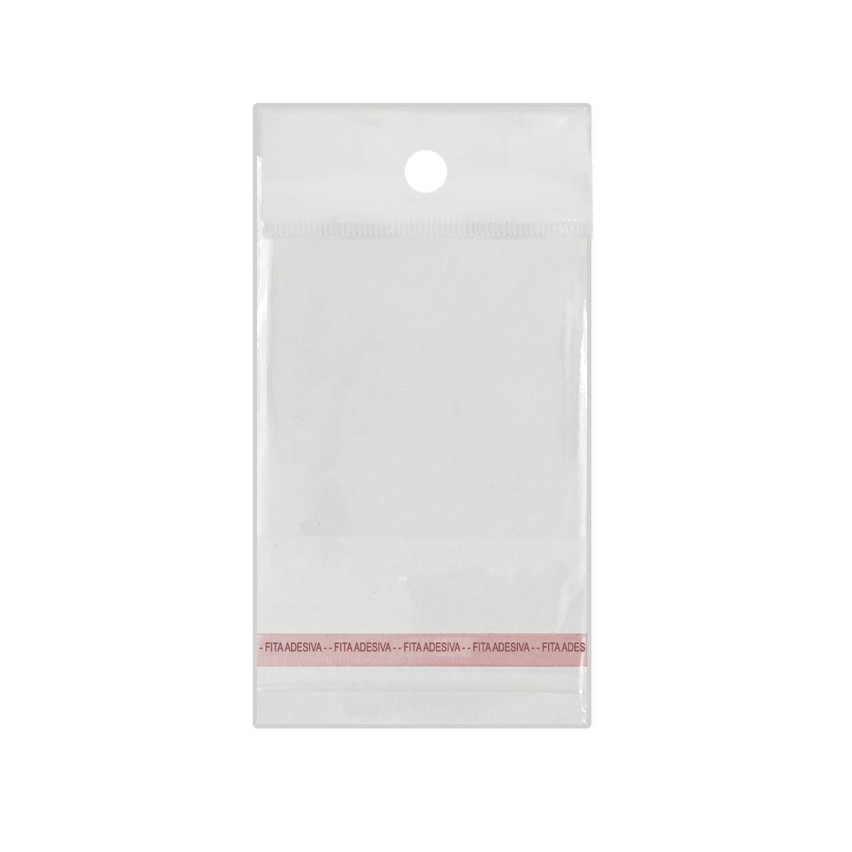 Saquinho Adesivo com Solapa 6,5x9 Pct com 100 un