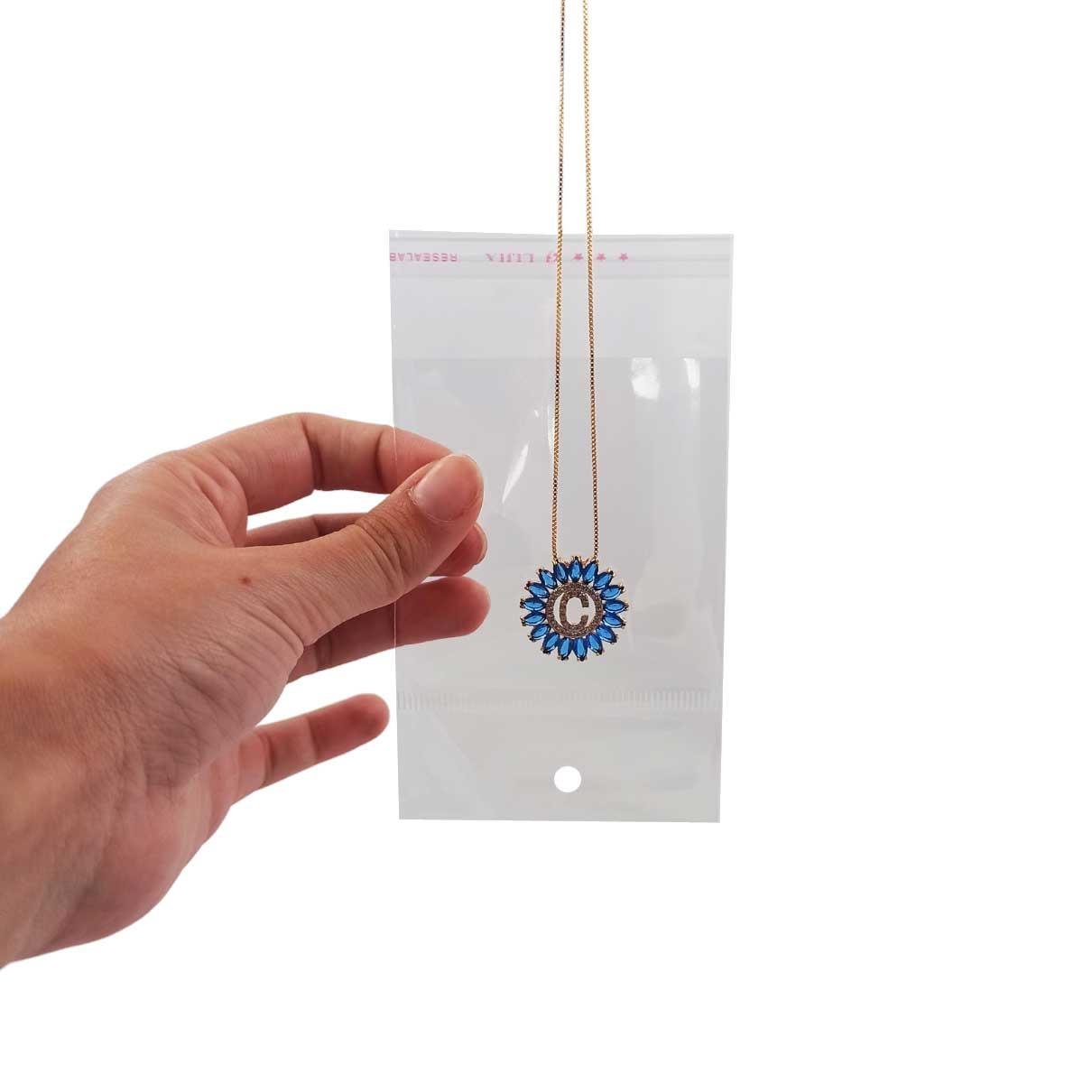 Saco Adesivado Transparente com Solapa 9x9 Pacote com 100 unidades