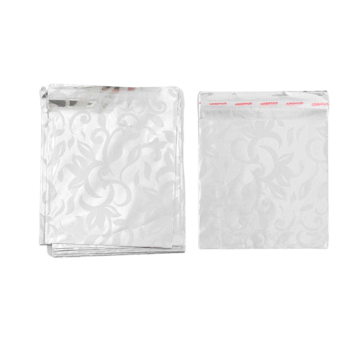 Saquinho Adesivo Metalizado 8x8cm Pct100
