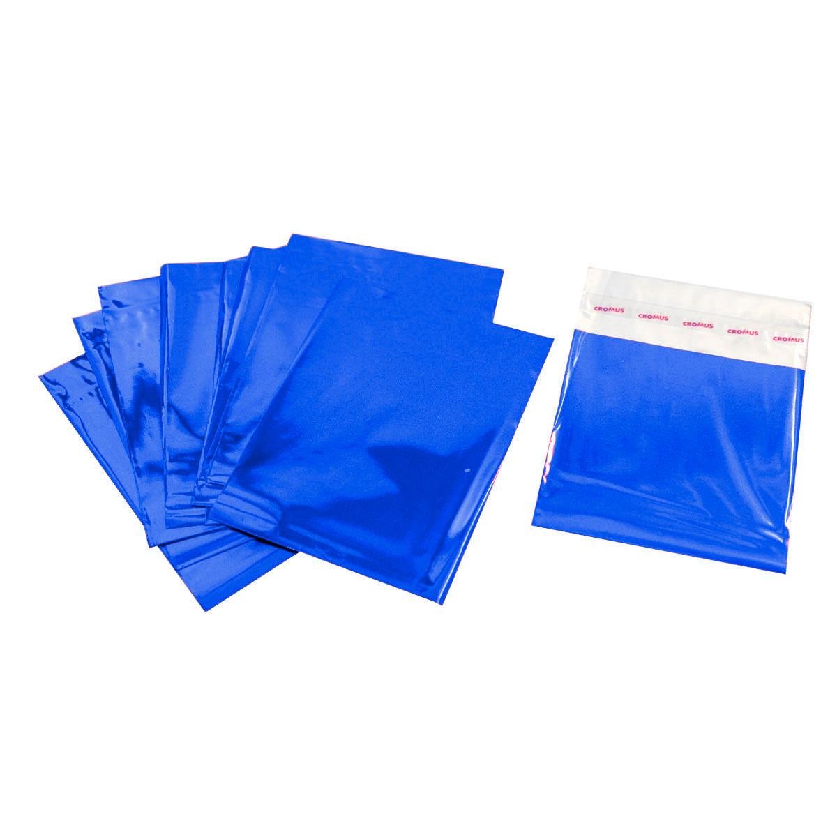 Saquinho Adesivo Metalizado 8x8cm Pct 50 un