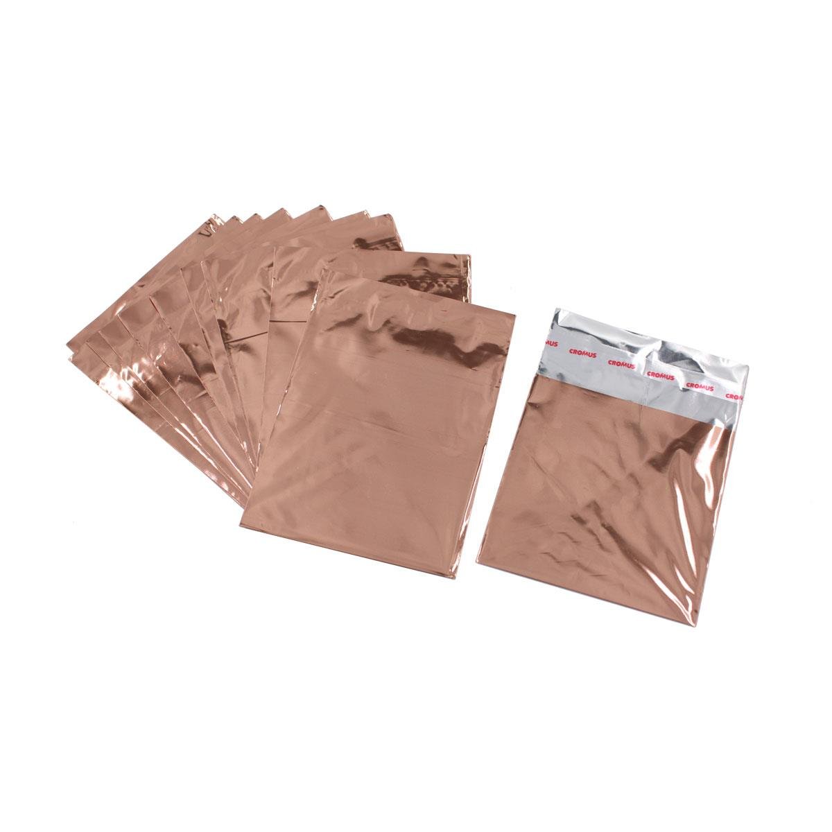Saquinho Adesivo Metalizado 8x8cm Pct 50 un