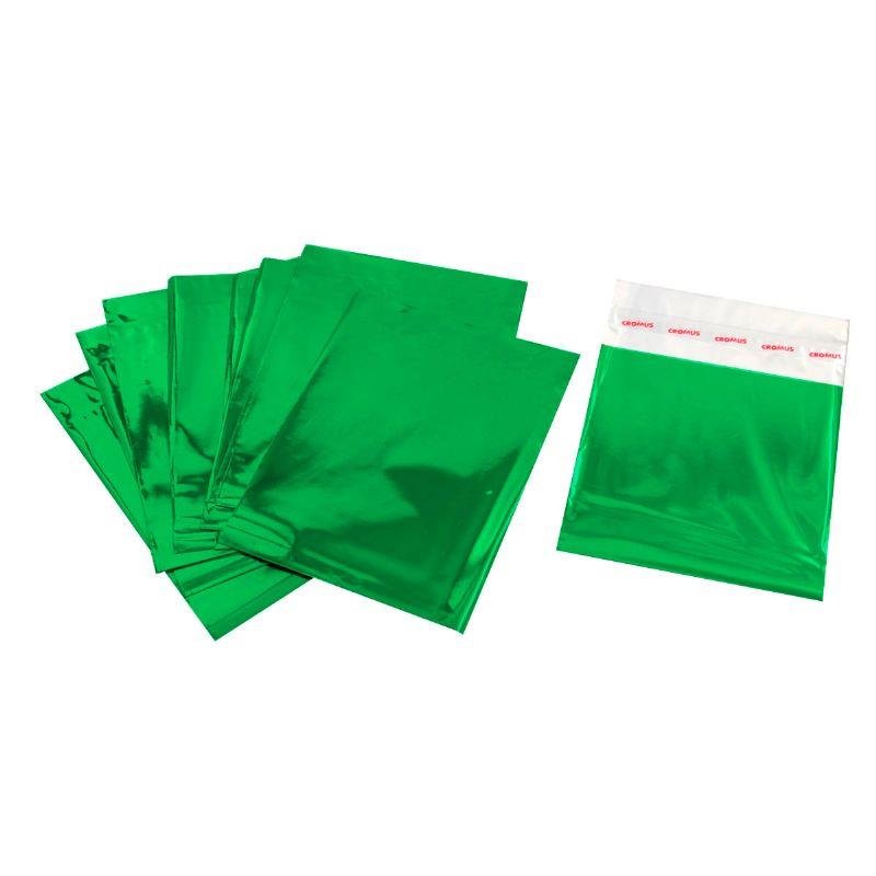 Saquinho Adesivo Metalizado 8x8cm Pct 50 un