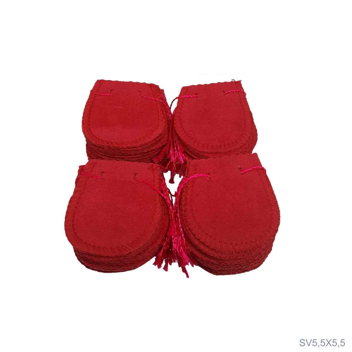 Saquinho De Veludo Jarra Baby 5,5X5,5 Pct 100 - Sob Encomenda