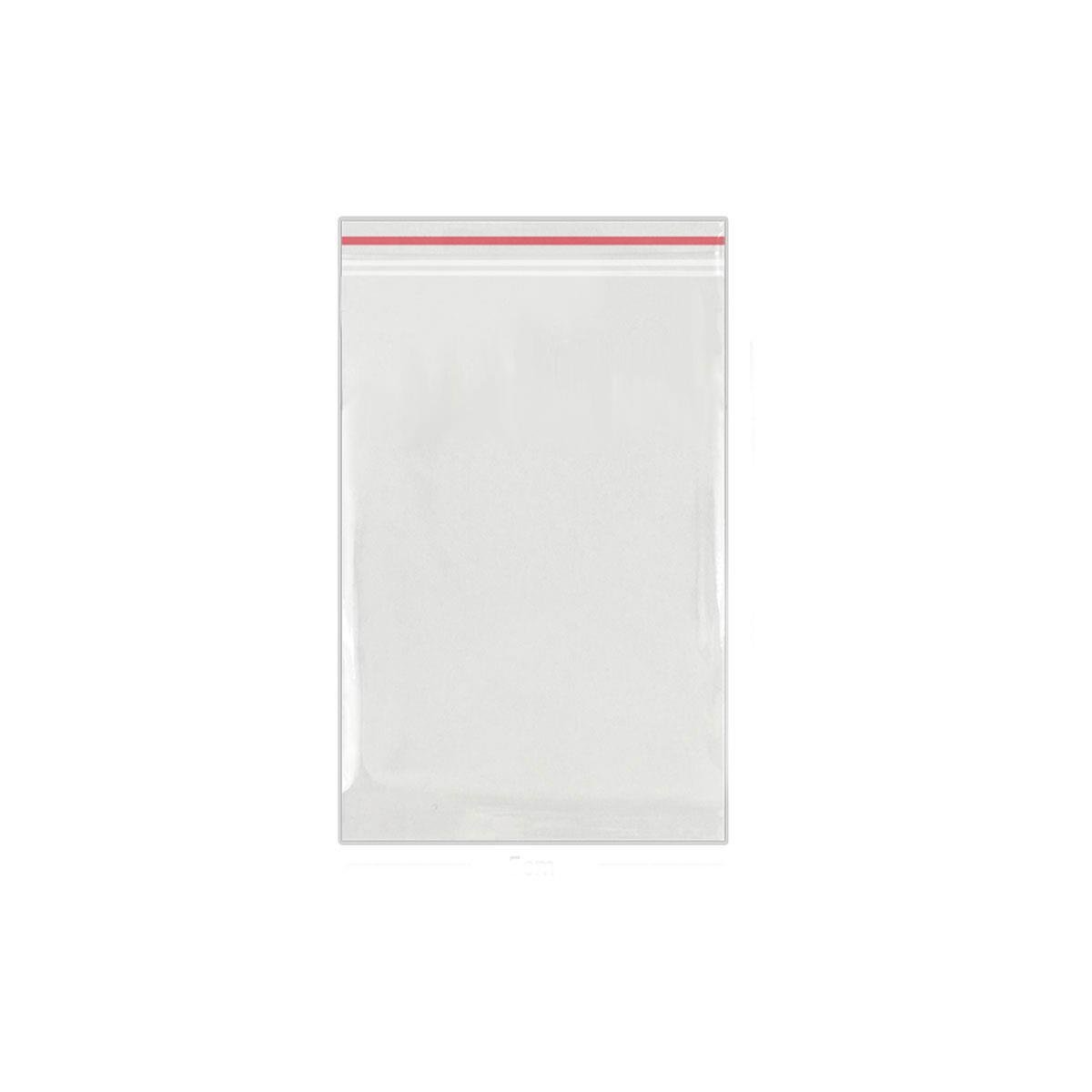 Saquinho Zipado Zip Lock 5x7 Pacote com 100 Unidades.