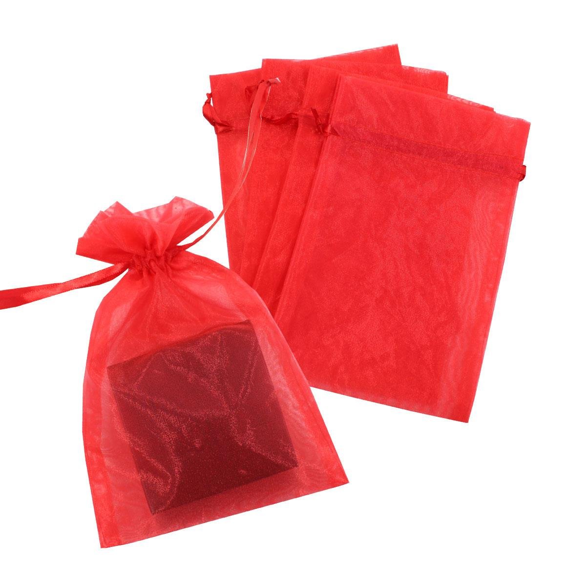 Saquinhos Organza 16x21 cm Pacote com 10 Unidades - Verde