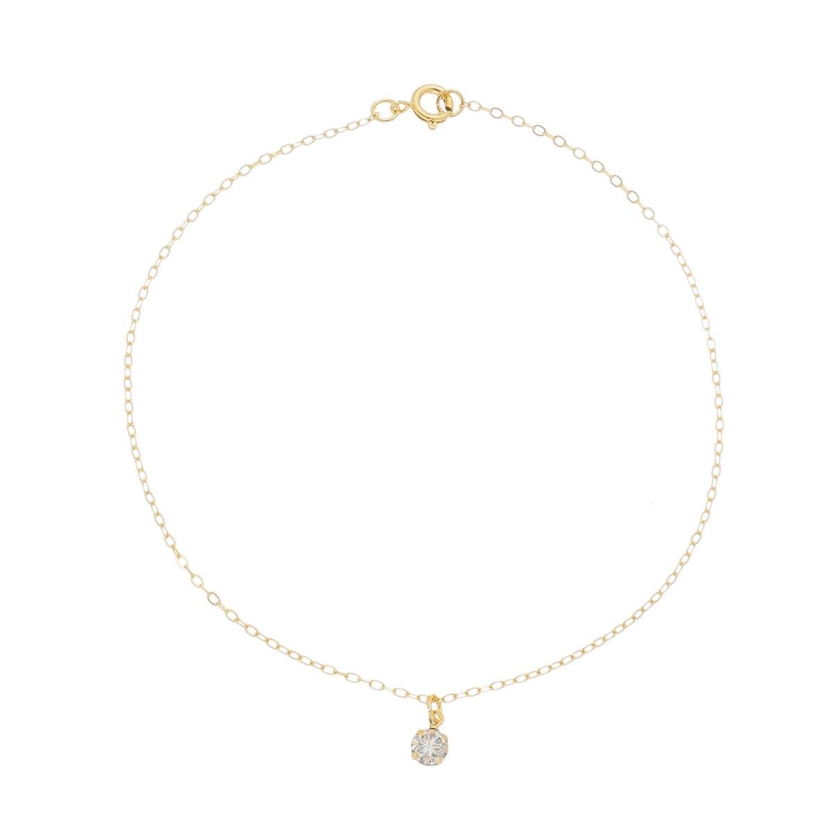 Tornolezeira Ponto De Luz Strass Folheado a Ouro