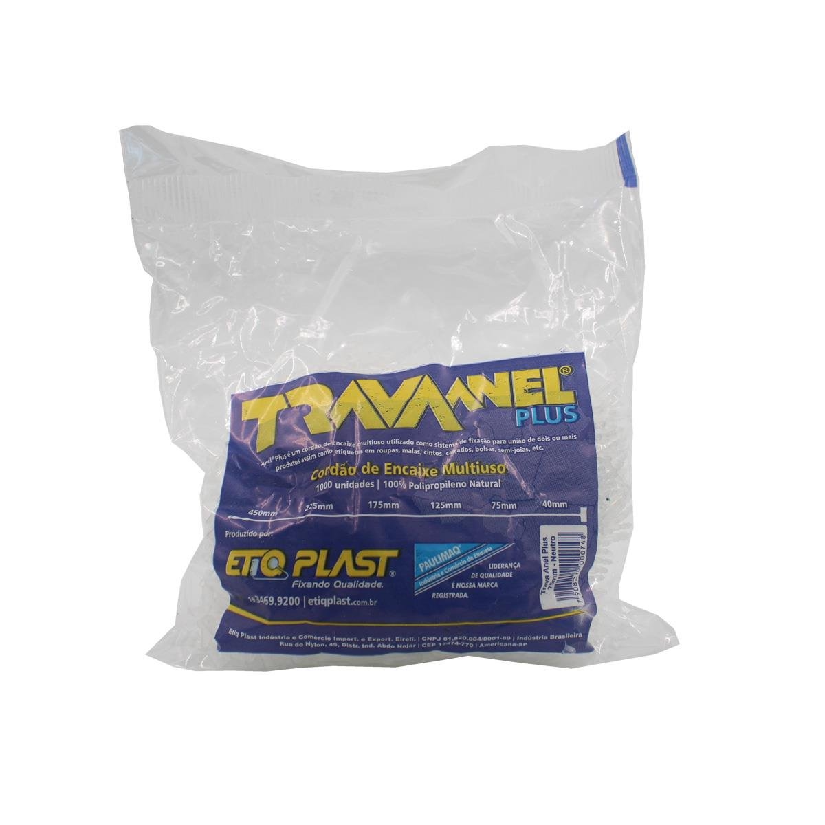 Trava Anel Plus 75Mm Pacote Com 1000 Unidades